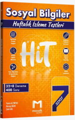 Mozaik 7. Sınıf Sosyal Bilgiler HİT Haftalık İzleme Testleri 40 Deneme Mozaik Yayınları