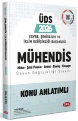 Data 2026 GYS ÜDS Çevre, Şehircilik ve İklim Değişikliği Bakanlığı Mühendis Konu Anlatımlı Görevde Yükselme Ünvan Değişikliği Data Yayınları