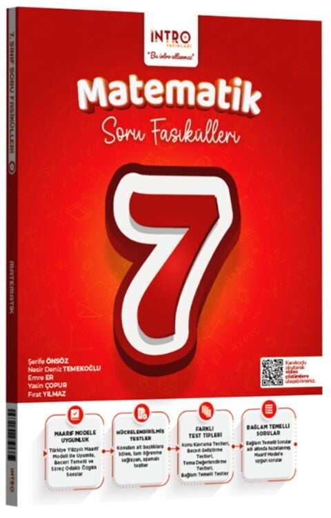 İntro 7. Sınıf Matematik Soru Fasikülleri İntro Yayınları