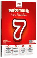 İntro 7. Sınıf Matematik Soru Fasikülleri İntro Yayınları