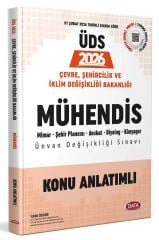 SÜPER FİYAT - Data 2026 GYS ÜDS Çevre, Şehircilik ve İklim Değişikliği Bakanlığı Mühendis Konu Anlatımlı Görevde Yükselme Ünvan Değişikliği Data Yayınları