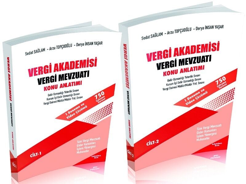 Akfon Vergi Akademisi Vergi Mevzuatı Konu Anlatımı 2 Cilt Akfon Yayınları