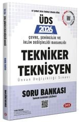 Data 2026 GYS ÜDS Çevre, Şehircilik ve İklim Değişikliği Bakanlığı Tekniker ve Teknisyen Soru Bankası Çözümlü Görevde Yükselme Ünvan Değişikliği Data Yayınları