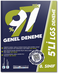Pruva Akademi 8. Sınıf LGS Genel 5 li Deneme Pruva Akademi