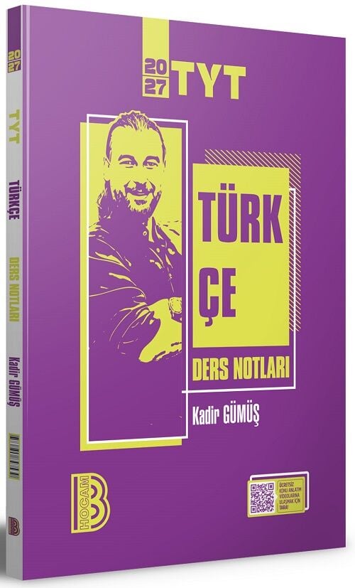 Benim Hocam 2027 YKS TYT Türkçe Ders Notları - Kadir Gümüş Benim Hocam Yayınları