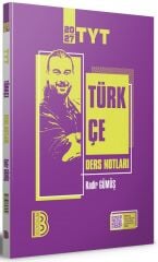 Benim Hocam 2027 YKS TYT Türkçe Ders Notları - Kadir Gümüş Benim Hocam Yayınları