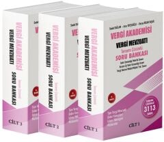 Akfon Vergi Akademisi Vergi Mevzuatı Soru Bankası Çözümlü 3 Cilt 6. Baskı Akfon Yayınları
