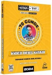 SÜPER FİYAT - Mert Hoca 2024 YKS TYT 70 Günde Matematik Kampı Video Ders Kitabı - Mert Güven Mert Hoca Yayınları