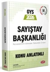 Data 2026 GYS Sayıştay Başkanlığı Konu Anlatımlı Görevde Yükselme Data Yayınları