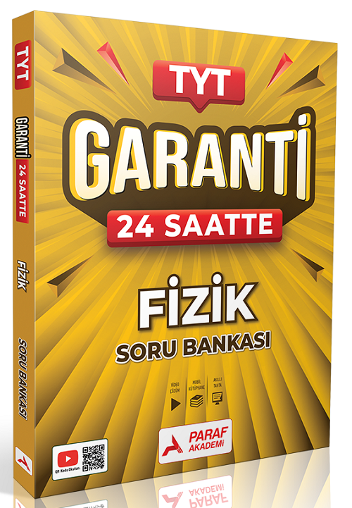 Paraf YKS TYT Fizik 24 Saatte Garanti Soru Bankası Paraf Yayınları
