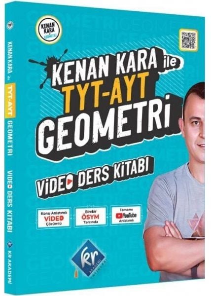 SÜPER FİYAT - KR Akademi YKS TYT AYT Geometri Video Ders Kitabı - Kenan Kara KR Akademi YayınlarI