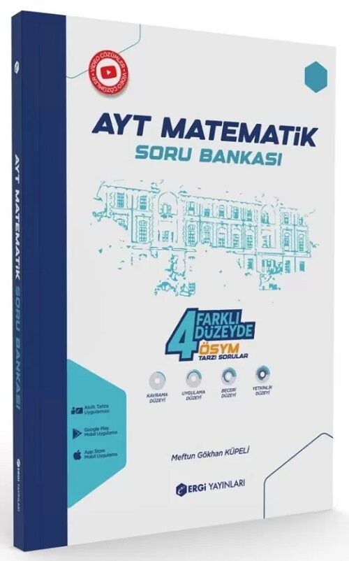 Ergi YKS AYT Matematik Soru Bankası Çözümlü Ergi Yayınları