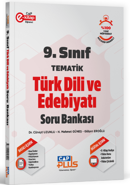 Çap Yayınları 9. Sınıf Tematik Türk Dili ve Edebiyatı Soru Bankası Çap Yayınları