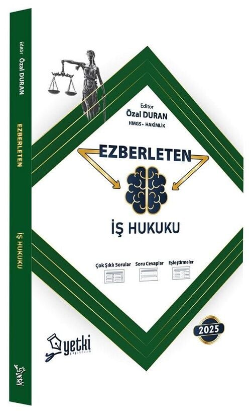 Yetki 2025 HMGS Hakimlik İş Hukuku Ezberleten Sorular - Özal Duran Yetki Yayıncılık