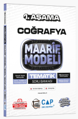 Çap Yayınları YKS TYT AYT Coğrafya Ders Platosu Maarif Modeli Tematik Soru Bankası 1. Aşama Çap Yayınları