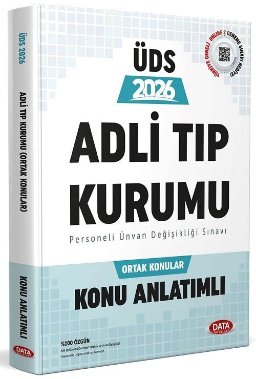 Data 2026 GYS ÜDS Adli Tıp Kurumu Ortak Konular Konu Anlatımlı Görevde Yükselme Ünvan Değişikliği Data Yayınları