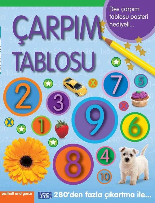 Çıkartmalı Çarpım Tablosu Parıltı Yayınları