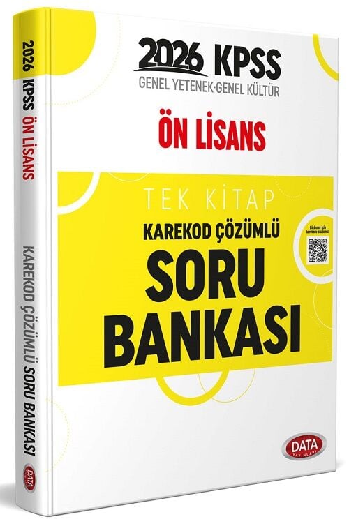 Data 2026 KPSS Ön Lisans Soru Bankası Çözümlü Tek Kitap Data Yayınları