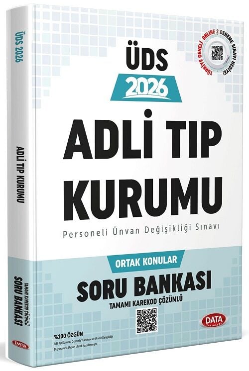 Data 2026 GYS ÜDS Adli Tıp Kurumu Ortak Konular Soru Bankası Çözümlü Görevde Yükselme Ünvan Değişikliği Data Yayınları