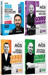YENİ AGS - Retro 2026 MEB-AGS Eğitim Bilimleri + Mevzuat Bilgisi + Tarih + Türkiye Coğrafyası Soru Bankası 4 lü Set Retro Yayıncılık