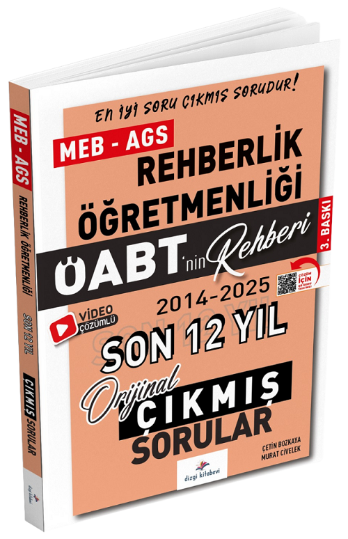 Dizgi Kitap 2026 ÖABT MEB-AGS nin Rehberi Rehberlik Çıkmış Sorular Son 12 Yıl Çözümlü - Çetin Bozkaya, Murat Civelek Dizgi Kitap Yayınları