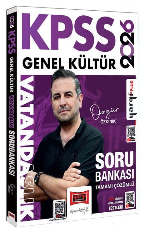 ÖN SİPARİŞ - Yargı 2026 KPSS Vatandaşlık Soru Bankası Çözümlü - Özgür Özkınık Yargı Yayınları