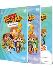 Eradil Rosa y Rafa 3, Libro Del Alumno + Mi Portafolio + Cuaderno de Actividades 3 lü Set Eradil Yayıncılık