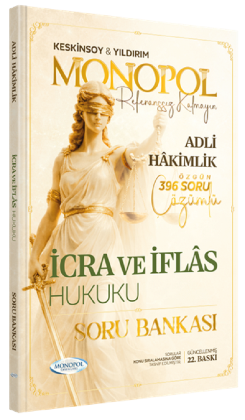 Monopol Adli Hakimlik İcra ve İflas Hukuku Soru Bankası Çözümlü 22. Baskı - Ömer Keskinsoy Monopol Yayınları