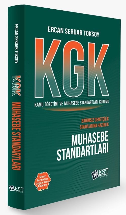EST Yayınları KGK Bağımsız Denetçilik Muhasebe Standartları Konu Anlatım Hazırlık Kitabı  - Ercan Serdar Toksoy EST Yayınları