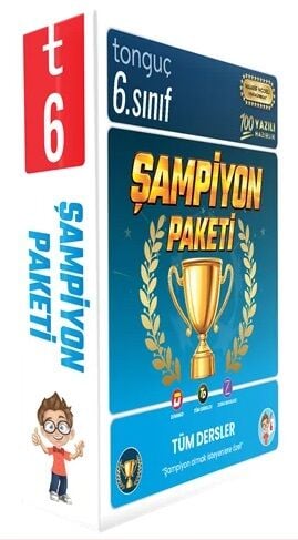 Tonguç 6. Sınıf Tüm Dersler Maarif Modeli Şampiyon Paketi Tonguç Akademi