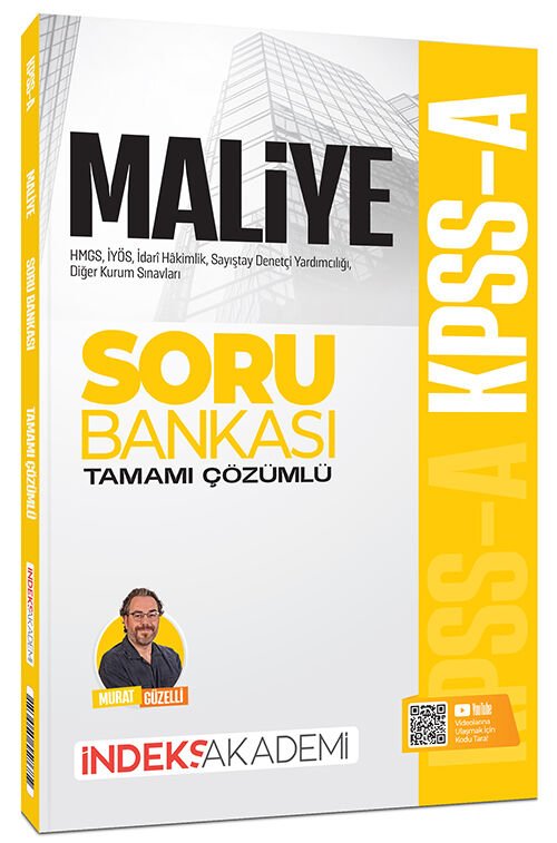 İndeks Akademi 2027 KPSS A Grubu Maliye Soru Bankası Çözümlü - Murat Güzelli İndeks Akademi Yayıncılık