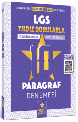 Yıldız Sorular 8. Sınıf LGS Paragraf 10 Deneme Video Çözümlü Yıldız Sorular