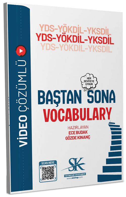 SK Yayıncılık YDS YÖKDİL YKSDİL Baştan Sona Vocabulary - Ece Budak SK Yayıncılık