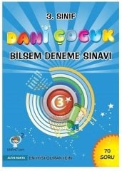 Altın Nokta 3. Sınıf  Bilsem Dahi Çocuk Deneme Sınavı Altın Nokta Yayınları