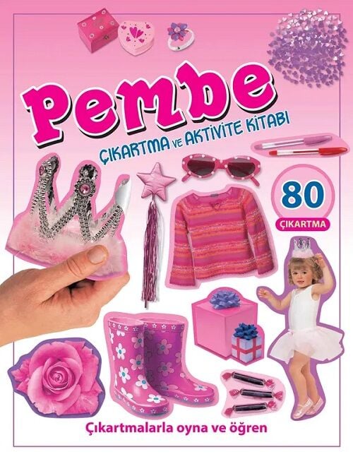 Çıkartma Aktivite Kitabı Pembe Kitap Parıltı Yayınları