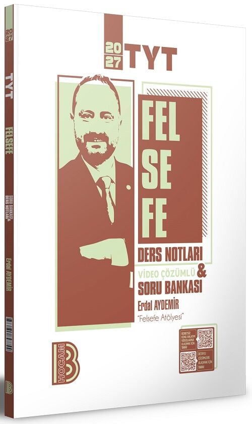Benim Hocam 2027 YKS TYT Felsefe Ders Notları Soru Bankası Çözümlü - Erdal Aydemir Benim Hocam Yayınları