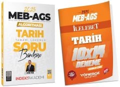 İndeks + Yönerge 2025 MEB-AGS Algoritması Tarih Soru Bankası + 14 Deneme 2 li Set - Aydın Yüce İndeks Akademi + Yönerge Yayıncılık
