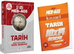CBA + Yönerge 2025 MEB-AGS Tarihin Pusulası Soru Bankası + 14 Deneme 2 li Set - İsmail Adıgüzel CBA + Yönerge Yayınları