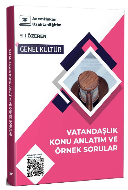 Adem Hakan KPSS Vatandaşlık Konu Anlatım ve Örnek Sorular - Elif Özeren Adem Hakan UZEM