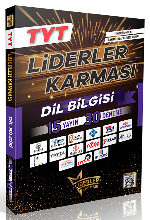 Liderler Karması YKS TYT Dil Bilgisi 15 Yayın 30 Deneme Çözümlü Liderler Karması