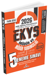 Dizgi Kitap 2026 MEB EKYS Müdür ve Müdür Yardımcılığı 5 Deneme Çözümlü 5. Baskı - Fatih Sesli Dizgi Kitap
