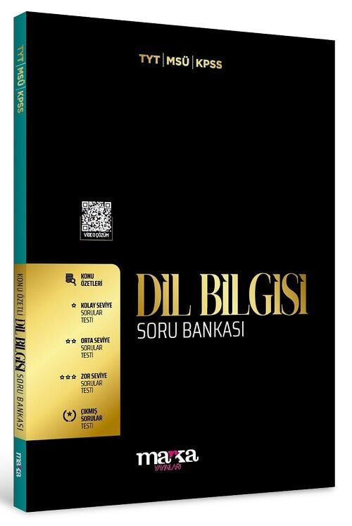 Marka 2026 YKS TYT KPSS MSÜ Dil Bilgisi Konu Özetli Soru Bankası Çözümlü Marka Yayınları