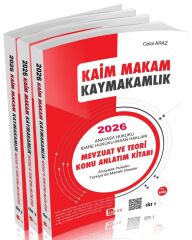 Akfon 2026 KAİM MAKAM Kaymakamlık Mevzuat ve Teori Konu Anlatımlı Set 11. Baskı - Celal Araz Akfon Yayınları