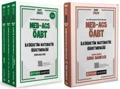 Pegem 2026 ÖABT MEB-AGS İlköğretim Matematik Öğretmenliği Konu Anlatımlı + Soru Bankası 2 li Set Pegem Akademi Yayınları