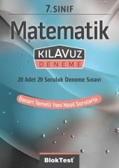 Blok Test 7. Sınıf Matematik Kılavuz Deneme Blok Test Yayınları