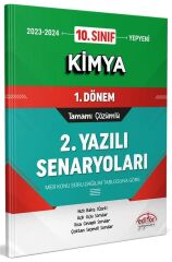 Editör 10. Sınıf Kimya 1. Dönem Ortak Sınav 2. Yazılı Senaryoları Editör Yayınları