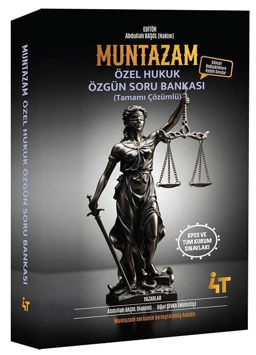 4T Yayınları MUNTAZAM Özel Hukuk Soru Bankası Çözümlü - Abdullah Başol 4T Yayınları
