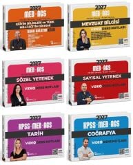 Hoca Kafası 2027 MEB-AGS Tüm Dersler Konu Anlatımı Video Ders Notları 6 lı Set Hoca Kafası Yayınları