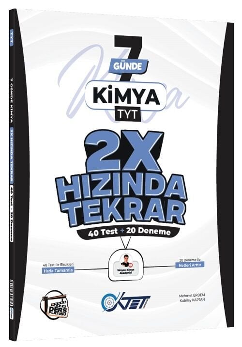 Oktet YKS TYT Kimya 7 Günde 2x Hızında Bitir Oktet Yayınları