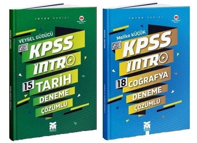 SÜPER FİYAT - Modus KPSS Tarih+Coğrafya İntro 33 Deneme 2 li Set Modus Yayınları